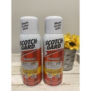 Scotchgard 3M Fabric Protector Repels Liquids Blocks Stains 10 oz X2